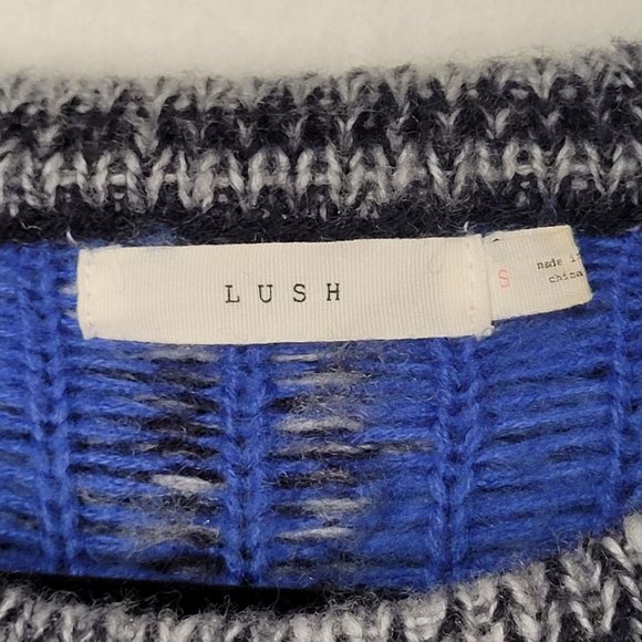 Lush Oversized Sweater Soft Grey Blue - Picture 4 of 5